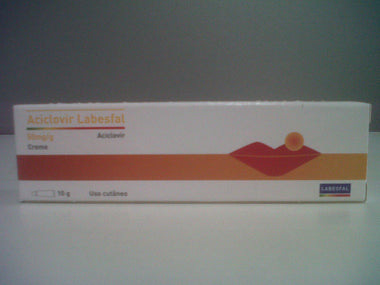 Aciclovir Labesfal, 50 mg/g-10 g x 1 creme bisnaga