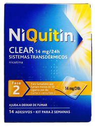 Niquitin Clear, 14 mg/24 h x 14 sist transder
