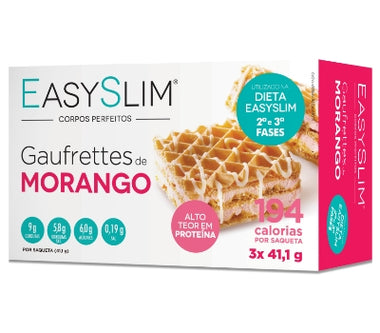 Easyslim Gaufrett Morango 41,1g X 3