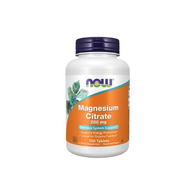 Now magnesium citrate 200mg 100 cp