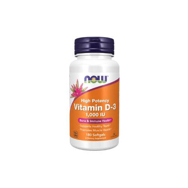 Now vitamin D-3 1000 180 cáps
