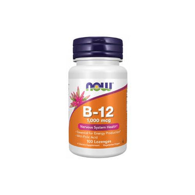 Now vitamina B-12 100 lozangos 1000mcgr