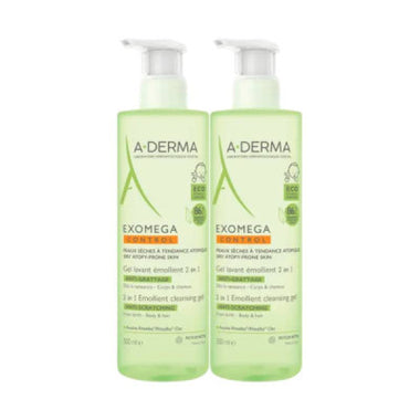 A-Derma Exomega Cont Gel500MlX2 Desc11E