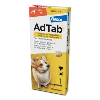 AdTab Comp 225Mg Cão >5,5-11Kg