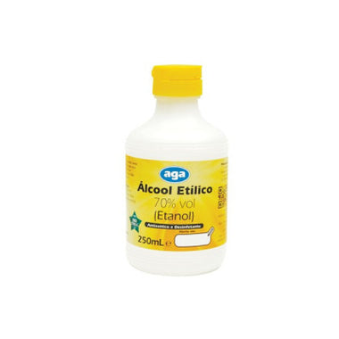 Alcool 70º Alcool 250 Ml Aga