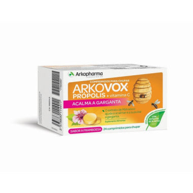 Arkovox Propolis+ Vit C Framboesa Comp X 24