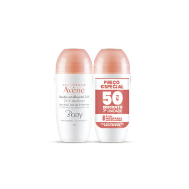 Avene Body Deo Eficacia 50ml Duo 50% 2U