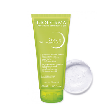 Sebium Bioderma Gel Moussant Actif200Ml