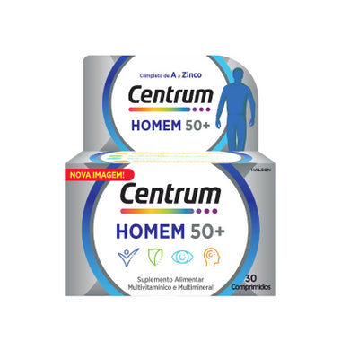 Centrum Homem 50+ Comp X 30 comps
