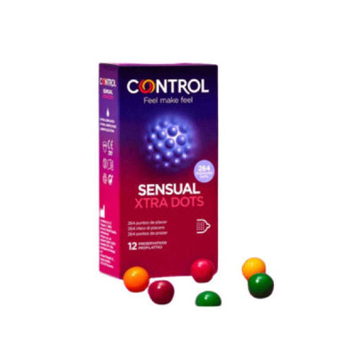 Control Sensual Xtra Dots Preservat X12