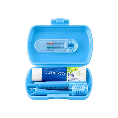 Curaprox Kids Kit Viagem Azul