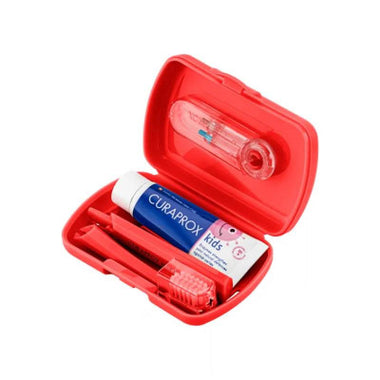 Curaprox Kids Kit Viagem Vermelho