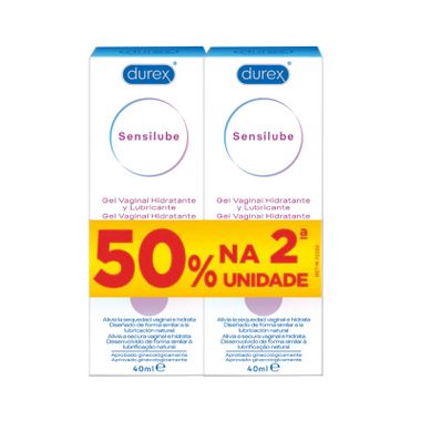 Durex Sensilube Gel Lub 40MlX2 -50%2U