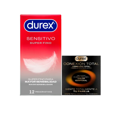 Durex Sens Super FinoX12+ConexãoTotalX3, 1