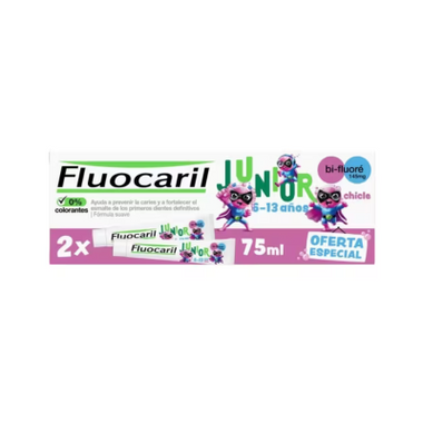 Fluocaril Jr Gel Bubble 75Ml 6/12 Duo