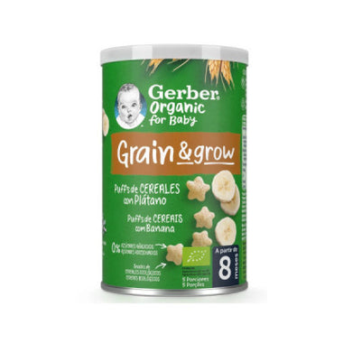 Gerber Bio NutriPuffs Banana 35G 8M+