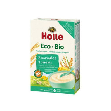 Holle Bio Papa N/Lact 3 Cereais 250G 6M