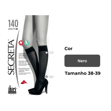 Ibici Segreta 140 Meia Ad Preto T3