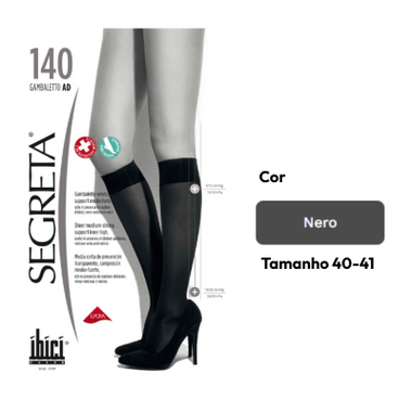 Ibici Segreta 140 Meia Ad Preto T5