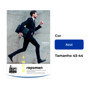 Ibici Repomen 140 Meia Hom Azul L