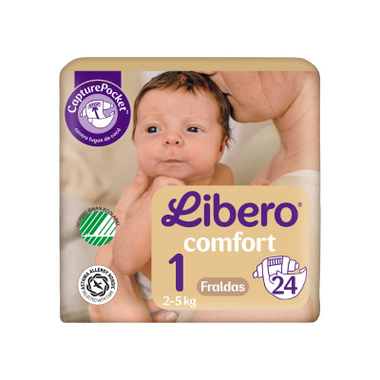 Libero Comfort 1 Fralda 2-5Kg X24
