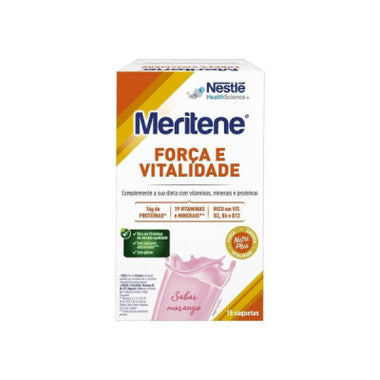 Meritene Morango Cart Po X 15 pó saq