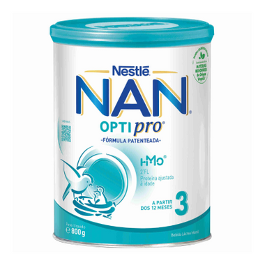 NAN Optipro 3 Leite Crescimen 12M+ 800g