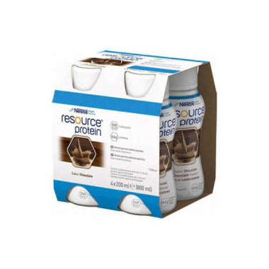 Resource Protein Sol Or Chocolat 200 Ml X4 emul oral frasco