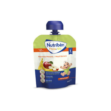 Nutriben Fruta Go Pure Maca/Banana 90g