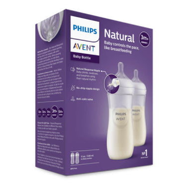 Philips Avent Bib Nat Response 330ml X2