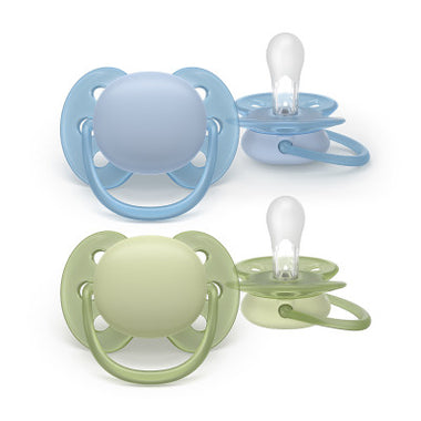Philips Avent Chup Eco UltSoft 0-6M BX2,