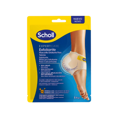 Scholl Másc Esfoliante Calcanhar X2