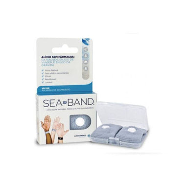 Sea Band Adulto Pulseira Nausea Cinz X 2