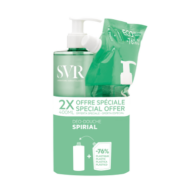 SVR Spirial Deo Duche 400Ml + Refill