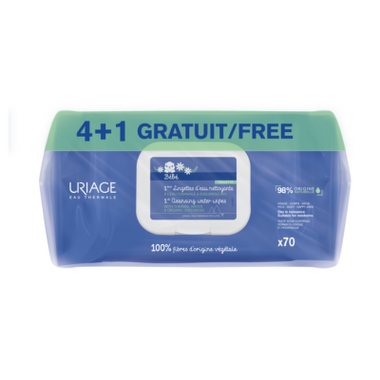 Uriage Bebe 1º Toalhete Limp 70X5 Of1U, 5