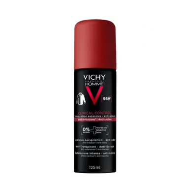 Vichy Homme Deo Clinic Cont Aeross125Ml, x 1