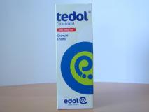 Tedol, 20 mg/g-120 mL x 1 champô frasco