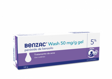 Benzac Wash 5, 50 mg/g-100 g x 1 gel bisnaga