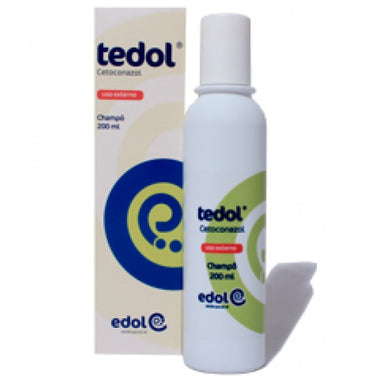Tedol, 20 mg/g-200 mL x 1 champô frasco