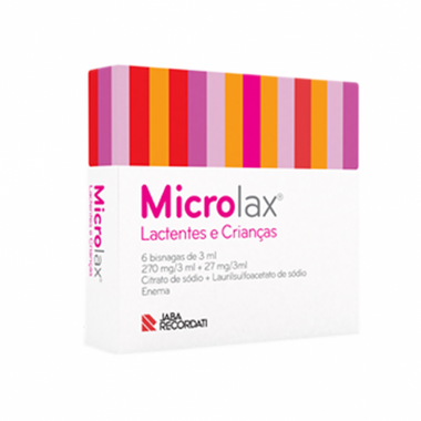 Microlax, 270/27 mg/3 mL x 6 enema sol tubo