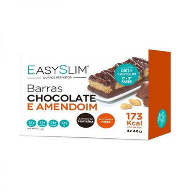 Easyslim Barras Chocol-Amendoim 42g X 4
