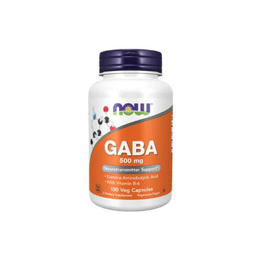Now gaba 500mg+vitamina B6 100cáps