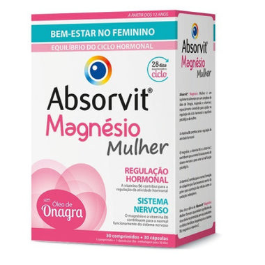 Absorvit Magnesio Mulher Compx30+Capsx30