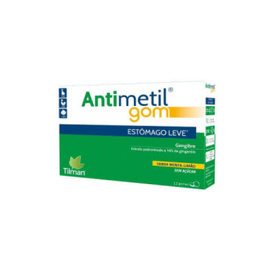 Antimetil gom Gomas s/Ac Menta-LimãoX12