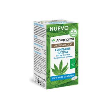 Arkocapsulas Cannabis Sativa X45