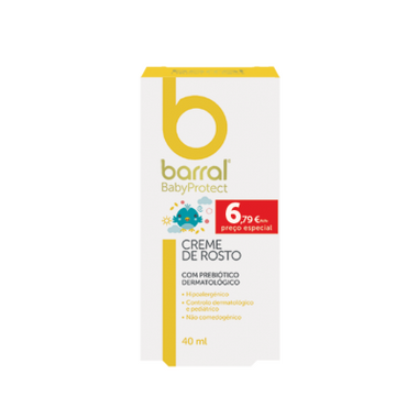 Barral BabyProtect Cr Rosto 40ml Pr Esp