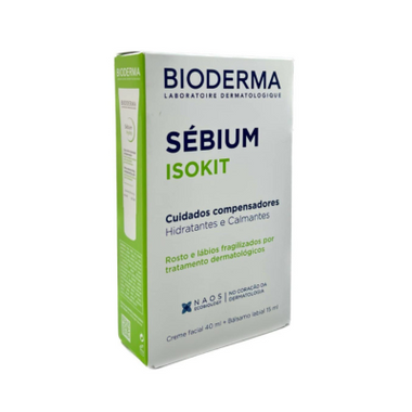 Sebium Bioderm Isokit Lip Balm15Ml+Cr40