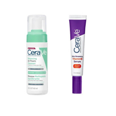 CeraVe Air Foam Limp148+Serum VitC 30Ml, 1
