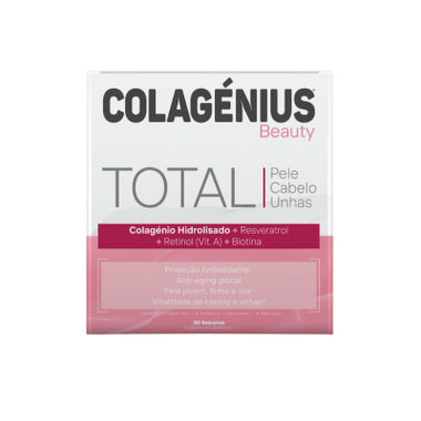 Colagénius Beauty Total Saq Morango X30,   pó sol oral saq