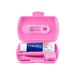 Curaprox Kids Kit Viagem Rosa